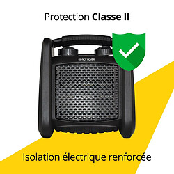 Acheter Chauffage électrique pour chantier CÉRAMIQUE PRO 1800W - Fusible de sécurité - 2 positions de chauffe - STANLEY