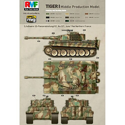 Rye Field Model Maquette Char Sd.kfz. 181 Pz.kpfw.vi Ausf. E Tiger I Middle Production W/ Full Interior