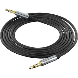 BigBen Connected Câble audio Jack 3,5mm vers Jack 3,5mm 1,5m Noir