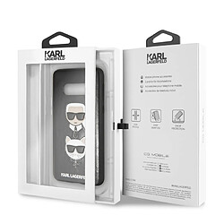 Karl Lagerfeld Coque pour Galaxy S10e -noir pas cher