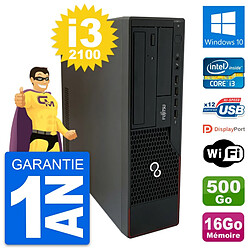 PC Fujitsu Esprimo E910 DT Intel i3-2100 RAM 16Go Disque 500Go Windows 10 Wifi · Occasion 