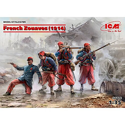 Icm Figurine Mignature French Zouaves (1914)