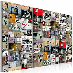 Paris Prix Tableau Imprimé Art of Collage - Banksy III 60 x 90 cm 