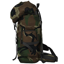 Avis vidaXL Sac à dos en style d'armée 65 L Camouflage