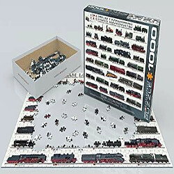 Avis Puzzle 1000 piAces Locomotives A vapeur Eurographics, 6000-0090