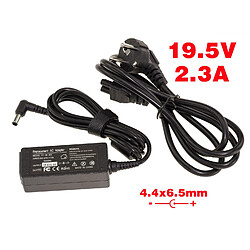 Kalea-Informatique Alimentation pour PC Portable 19.5V 2.3A embout 4.4x6.5mm - Equivalent Sony VGP-AC19V69 VGP-AC19V67 VGP-AC19V68 VGP-AC19V75 VGP-AC19V76