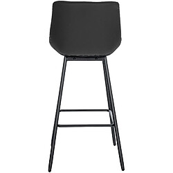 Non Tabouret de bar Weston simili cuir