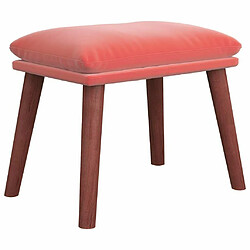 Maison Chic Repose-pied,Tabouret confortable Rose 45x29,5x35 cm Velours -MN79673