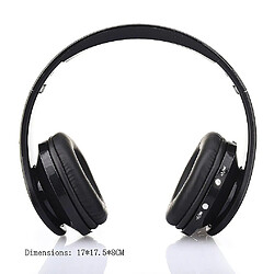 Universal NX-8252 casque Bluetooth sans fil pliable professionnel pour DVD MP3 pas cher