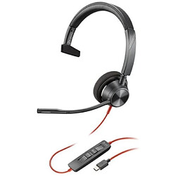 Plantronics Blackwire 3310 Micro Casque Filaire Microphone à Suppression de Bruit Supra Auriculaire Noir