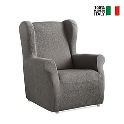 LE ROI DU RELAX Housse de fauteuil en tissu extensible universel Cuerta, Couleur: Gris