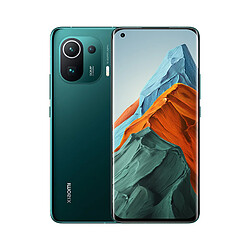 Xiaomi 11 Pro Xiaomi Mi 11 PRO 6.81-Pouce 3200x1440P AMOLED DISPLAY 5G Smartphone 12GB 256GB 5000MAH Batterie MiUI 12.5-Vert