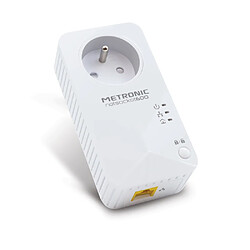 Metronic Prise CPL netsocket 600 avec prise gigogne