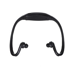 GUPBOO Casque d'écoute sans fil de sport Lecteur de musique MP3 Micro SD TF Radio FM