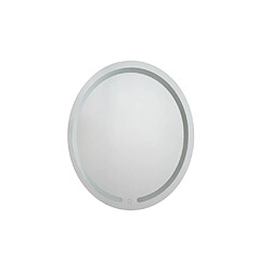 Vente-Unique Miroir de salle de bain lumineux rond à leds NEREA - D. 60 cm