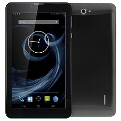 Wewoo Tablette Tactile noir 3G, Appel, 7 pouces, 512 Mo + 4 Go, Android 4.4, Dual Core MTK8312, 1,3 GHz, Double SIM, GPS