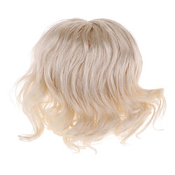 1/6 poupée cheveux mi-longue perruque frisée frange soignée pour 1/6 bjd yosd poupée # 2