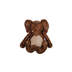 Ac-Deco Cale-porte aspect cuir - éléphant - L 18,2 cm x l 15 cm x H 18,2 cm