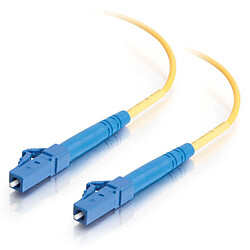 Cables To Go C2G 85610 câble de fibre optique 15 m OFNR LC Jaune 