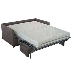 Avis Inside 75 Canapé convertible express 140 NICE matelas mémory 20 cm sommier lattes Twist bordeaux