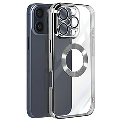 Avizar Coque Série Glam pour iPhone 16 Pro Antichoc Argent