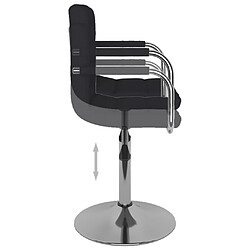 Acheter vidaXL Chaise de salle à manger Tissu Noir