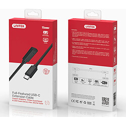 Avis Unitek USB-C - USB-C 0,5 m Noir (C14086BK)