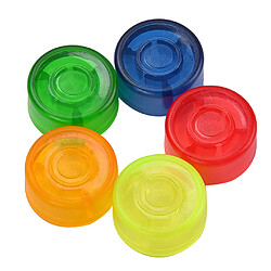 5 pièces pied clou bouchon de protection pour pédale effet bleu rouge orange vert Capuchon De Protection Pied De Guitare