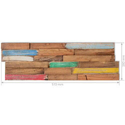 Avis vidaXL Panneaux de revêtement mural 10 pcs 1,03 m² Bois de teck solide