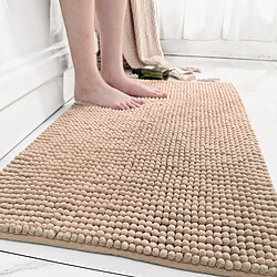 LUUCOZK Tapis de bain antidérapants absorbants à séchage rapide, décoration de salle de bain, couleur 5-40x60cm