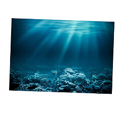 Image d'arrière-plan d'aquarium aquarium 3d fond autocollant aquarium décoration murale peinture pvc s