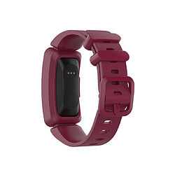 Avis Wewoo Bracelet pour montre connectée en silicone Smartwatch Fitbit Inspire HR Fil rouge