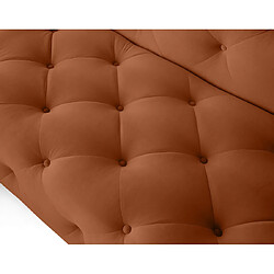 Lisa Design Gallata - canapé Chesterfield d'angle gauche - 5 places - en velours pas cher