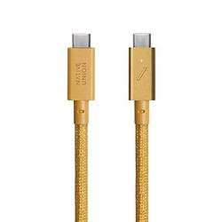 NATIVE UNION Câble Eco Belt USB-C vers USB-C - 1,2m Jaune