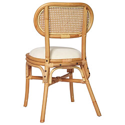 Maison Chic Lot de 2 Chaises à manger,Chaise pour cuisine,Solide Structure Lin -MN83096 pas cher