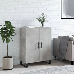 Maison Chic Buffet,Meuble de Rangement,commode pour salon,Cuisine gris béton 69,5x34x90 cm bois d'ingénierie -MN22438