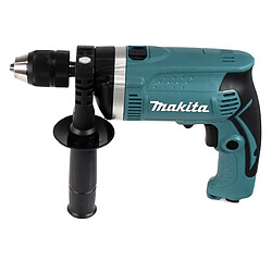 Makita HP 1631 KX3 Perceuse à percussion 710 W + Coffret de transport de 74 accessoires (48 embouts, 18 porte-embout, 4 douilles,2 mèches plates...)