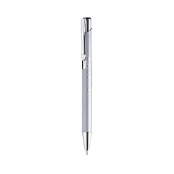 Acheter Totalcadeau Stylo en aluminium à mécanisme bouton - encre bleu Couleur - Vert pas cher