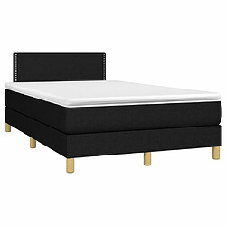 Avis Sommier à lattes LED,Cadre à lattes de lit avec matelas pour Adulte Noir 120x200 cm Tissu -MN63426