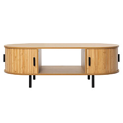 Bestmobilier Kofu - table basse - bambou - 120 cm