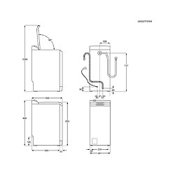 Electrolux Lave linge Top EW6T3365BCZ pas cher