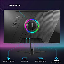 Vibox V24FHD165 Écran PC Gamer - 24 Pouces, Résolution FHD 1080p, 165Hz, 1ms, Adaptive Sync, Dalle VA, HDMI & DisplayPort pas cher