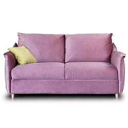 Inside 75 Canapé convertible express TRICE couchage 160 cm tissu fuchsia 