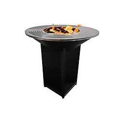 Purline Barbecue brasero avec plaque d'acier de 100 cm