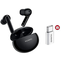 Universal Écouteurs Bluetooth sans fil Yyh-Huawei Freebuds 4i Wireless Wireless avec annulation de bruit actif, noir 