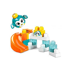 MEGA BLOKS First Builders Peek A Blocks Toboggan des Pingouins - 14 blocs - 12 mois et +