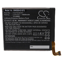 vhbw Batterie remplacement pour Umi 1ICP/5/65/87, HB4593J6ECW-31 pour smartphone (4000mAh, 3,85V, Li-polymère) 