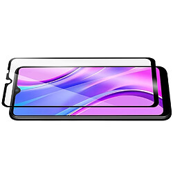 QDOS Protection d'écran pour Xiaomi Redmi 9C Oléophobe et Anti-rayures Noir transparent