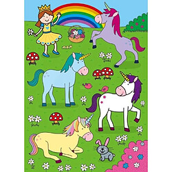 Acheter GALT 1005152 - Unicorns - Carnet a spirales solide avec 6 images réutilisables a colorier avec le stylo a eau