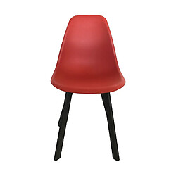 Ozalide Chaise de jardin moderne Ibis- Rouge